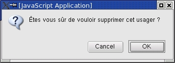 Confirmation de suppression d'un membre